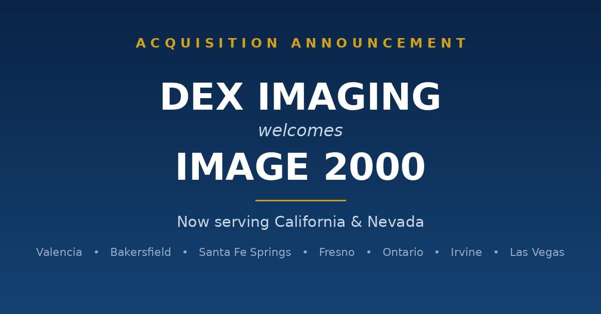 DEX Imaging acquires Image 2000