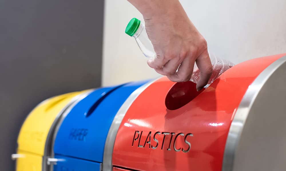 UK recycling rate remains stagnant at 44.5%